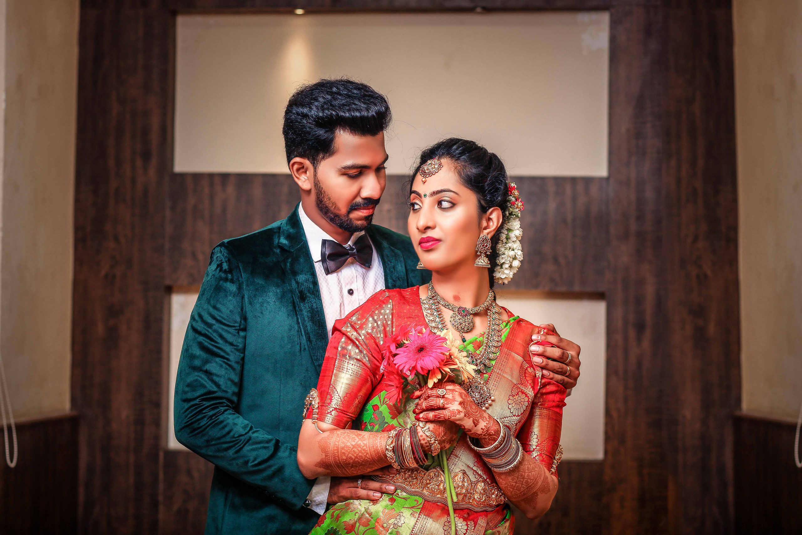 South Indian wedding ceremony with traditional rituals